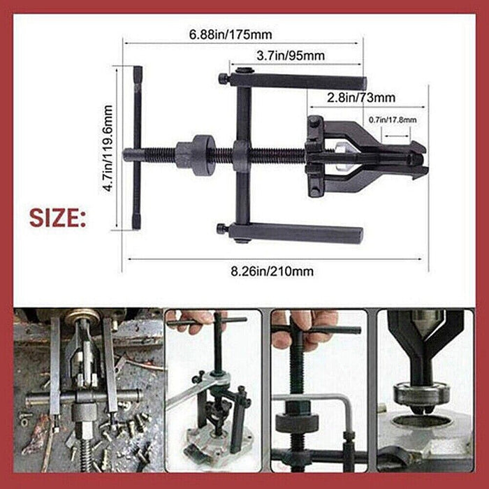 T&E Tools Pilot Bearing Puller 3 Jaws Bushing Gear Extractor Motorcycle Remover