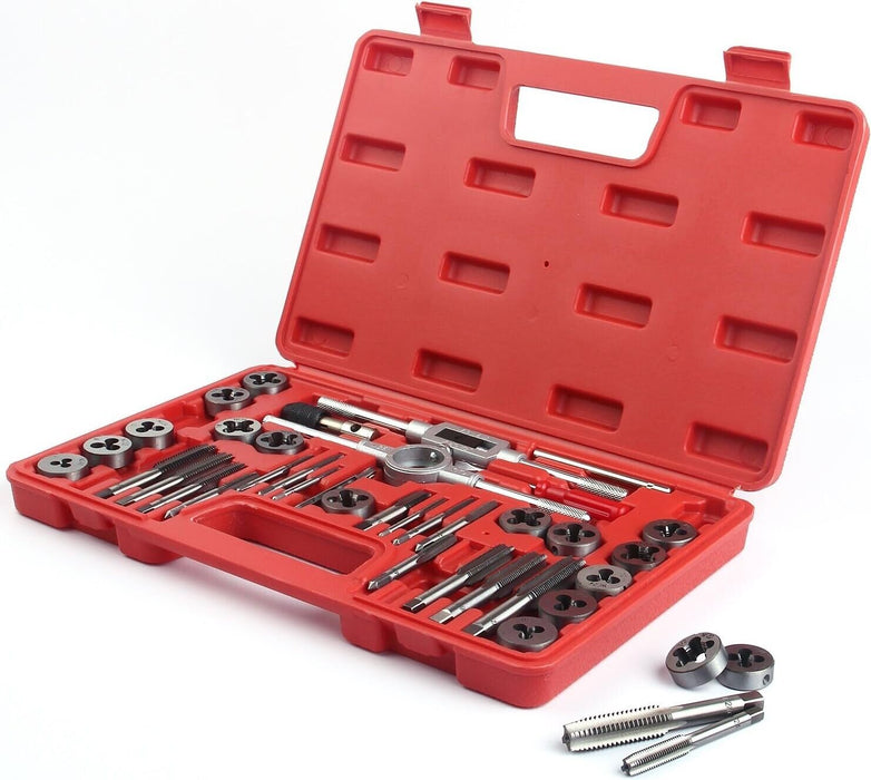 T&E Tools 40Pc. Professional Metric Tap & Die Set Made in Taiwan