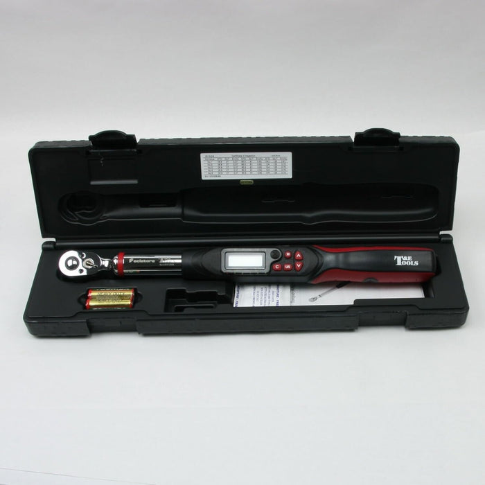 T&E Tools 6.8-135Nm Pre-settableLCD Digital Angle Torque Wrench Made in Taiwan