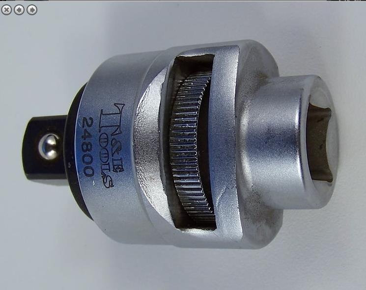 T&E Tools  3/8"Dr. 72T. Ratchet Adaptor Made in Taiwan