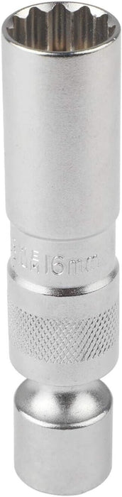 T&E Tools 12PT 14mm /5/8/13/16 Magnetic Uni Spark Plug Made in Taiwan